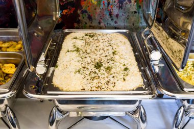 Reşo tabak ısıtıcıları pirinç Ziyafet tablo