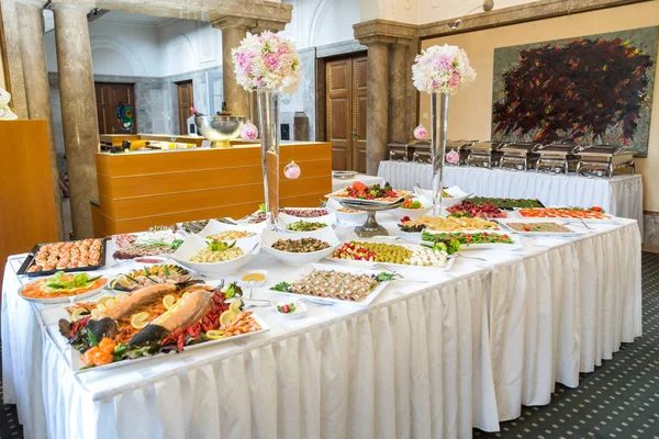 Mesa buffet corporativa — Foto de Stock