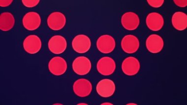 Arka plan. Renkli Daireler karanlık bir arka plan üzerinde hareket.