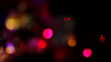 Altın, bulanık, bokeh ışıklar arka plan.