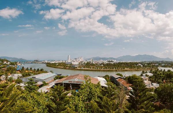 Panoramautsikt Från Hög Punkt Nha Trang — Stockfoto