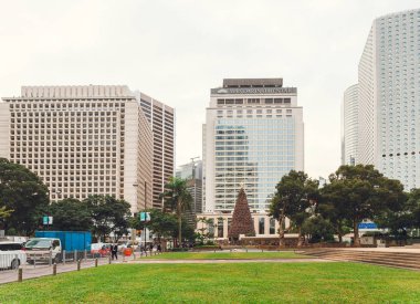 Çin. Hong Kong. 31 Aralık 2016. Gökdelen Mandarin Doğu manzarası.