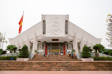 Asya. Vietnam. Hanoi. 3 Ocak 2017. Ho Chi Minh Müzesi.