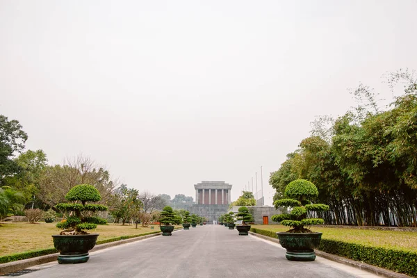 Enero 2017 Vietnamhanoi Plaza Frente Mausoleo Chi Minh — Foto de Stock