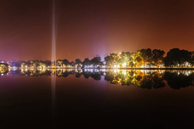Hoan Kiem Gölü Parkı. Hanoi.