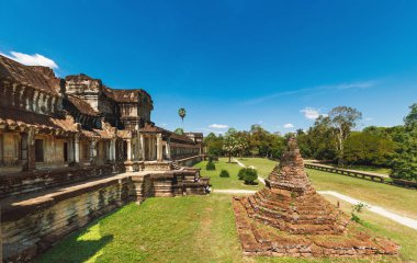 Angkor Wat. Stupa.Yukarıdan bak. Panorama