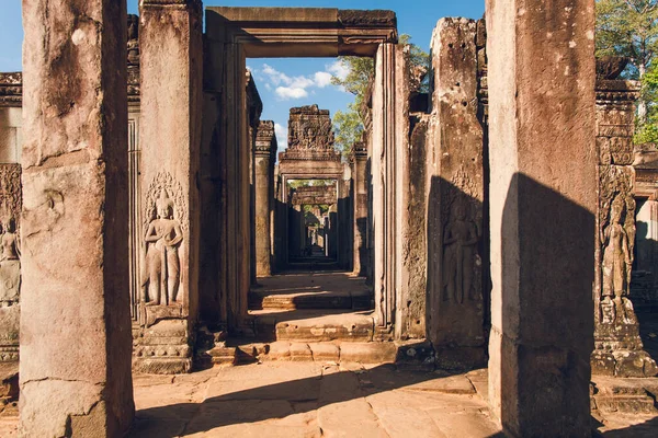 Angokor Thom Temple Ruins Cambodia — Stock Photo, Image