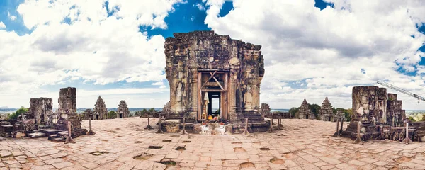 Hindu Temple Phnom Bakheng Panorama Cambodia Siem Reap — Stock Photo, Image