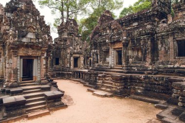 Küçük Hindu Tapınağı Thomanion. Siem Reap, Kamboçya Ocak. 
