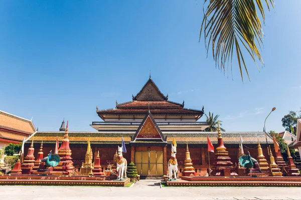 Wat Preah Bál Rath Buddhista Templom Komplexum Kertekkel Siem Aratás — Stock Fotó