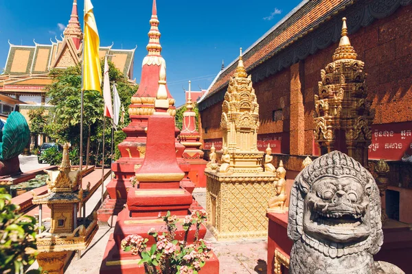 Γουάτ Πρία Ρόμ Ραθ Βουδιστικός Ναός Συγκρότημα Κήπους Siem Reap — Φωτογραφία Αρχείου