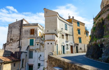 road on Amalfi coast, Minori village, Italy clipart