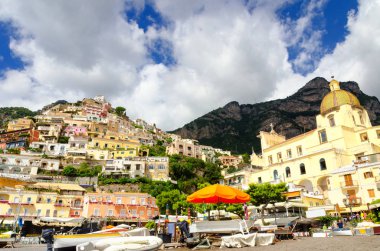 Positano Amalfi coast, Campania, İtalya