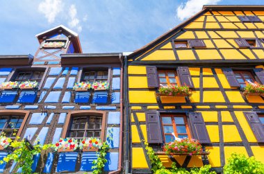 Riquewihr in France -romantic medieval city on the Alsace wine route clipart