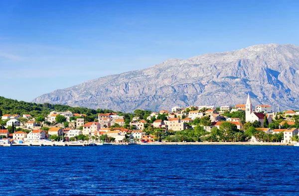 Sumartin Brac Adası, Dalmaçya, Hırvatistan görüntüleyin — Stok fotoğraf