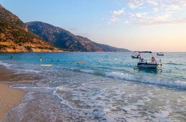 Ölüdeniz Beach'te sırasında günbatımı, Türkiye