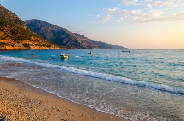 Ölüdeniz Beach'te sırasında günbatımı, Türkiye