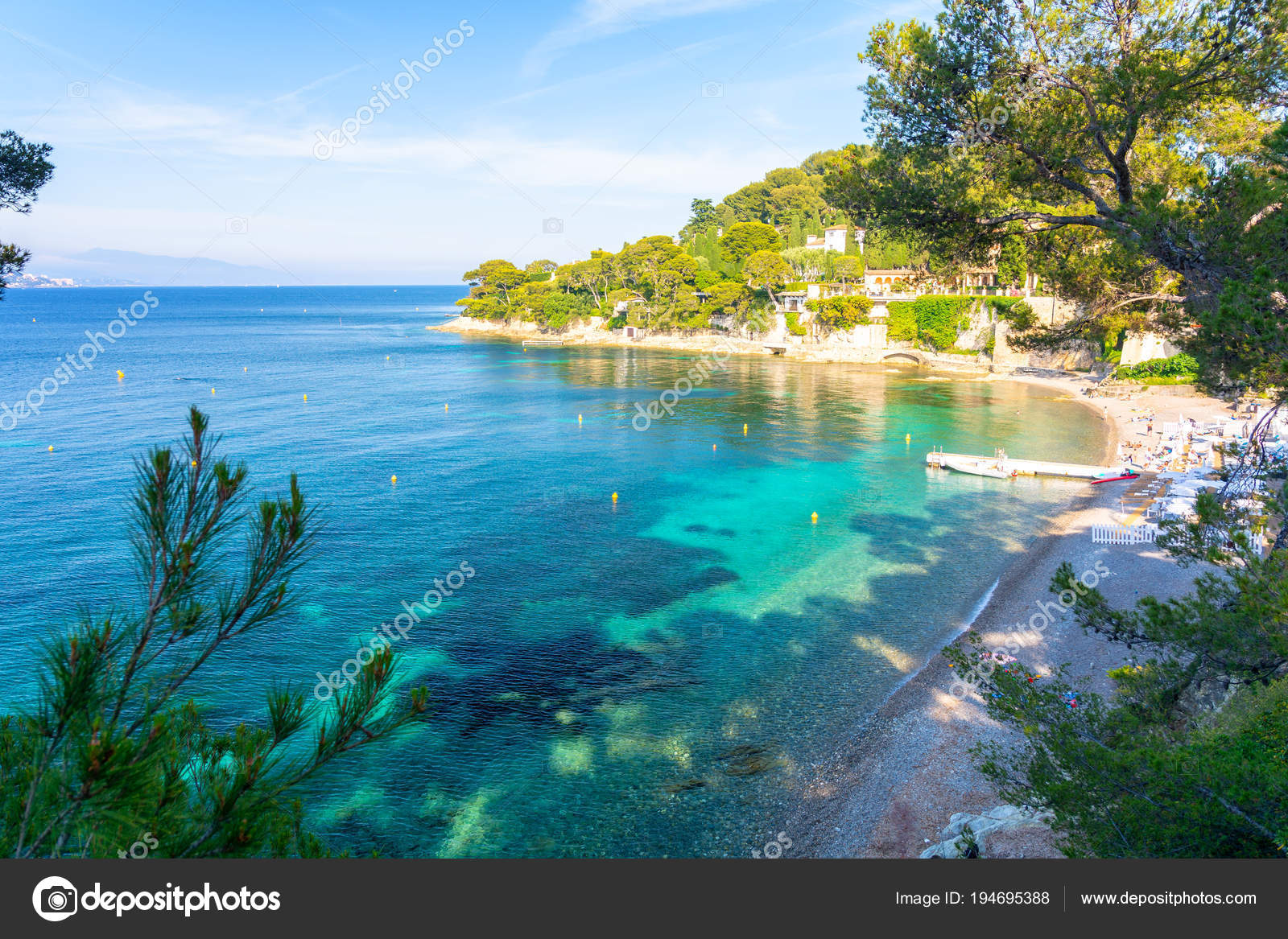 View Paloma Beach Villefranche Sur Mer French Riviera Cote D'azur