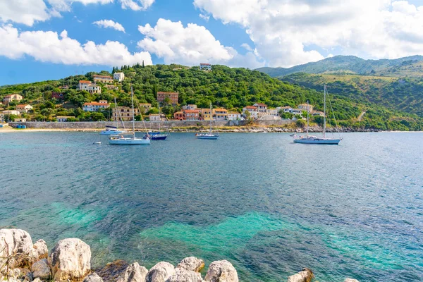 Amazing Coast Greek Island Corfu Greece — Stock Photo, Image