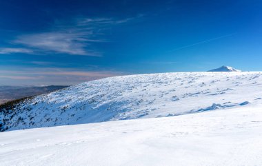 Polonya 'daki dev dağların güzel manzarası