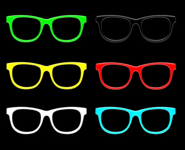 Renkli gözlük seti — Stok fotoğraf