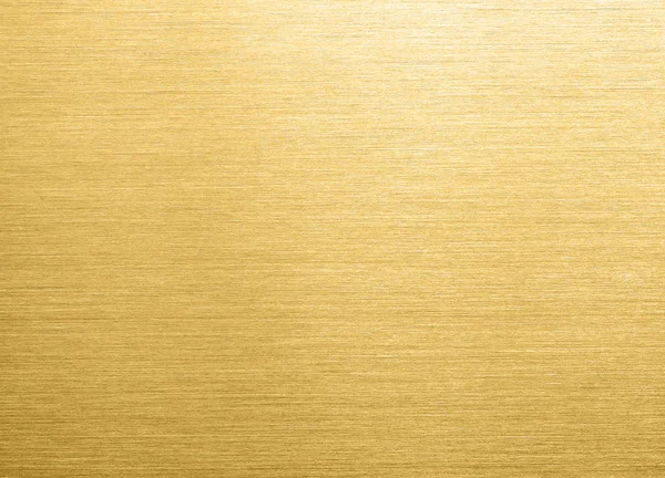 Gold brushed metal background — Stock Photo, Image