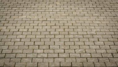 Taş kaldırım dokusu. Granit kaldırım taşlı zemin.