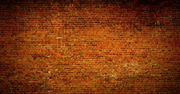 벽돌 벽의 붉은 색 배경 — 스톡 사진