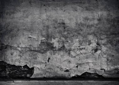 Beton doku closeup arka plan siyah kırık