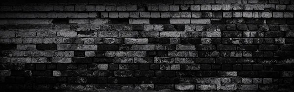 Viejo fondo de pared de ladrillo negro. — Foto de Stock