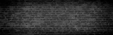 eski siyah tuğla duvar arkaplanı.