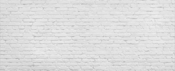 Beyaz tuğla duvar panorama.