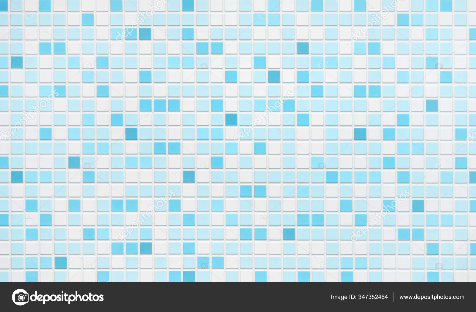 Fotos de Azulejos de mosaico azul turquesa textura o fondo. Baño