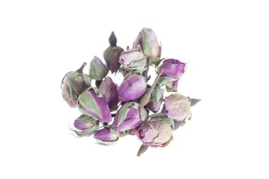 Gül çiçek başları Ftom Kuzey Afrika thea veya pişirme için kurutulmuş