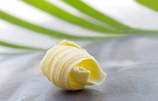 Curl ou rolo de manteiga, vista superior . — Fotografia de Stock