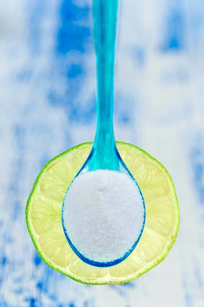 Bicarbonate Soude Citron Citrus Latifolia — Photo