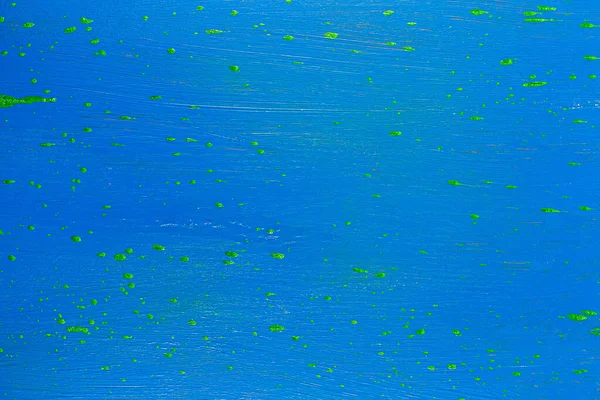 Fondo y Textura: Pintado azul punto od tablones de madera amarilla como fondo o textura, Patrón natural . — Foto de Stock
