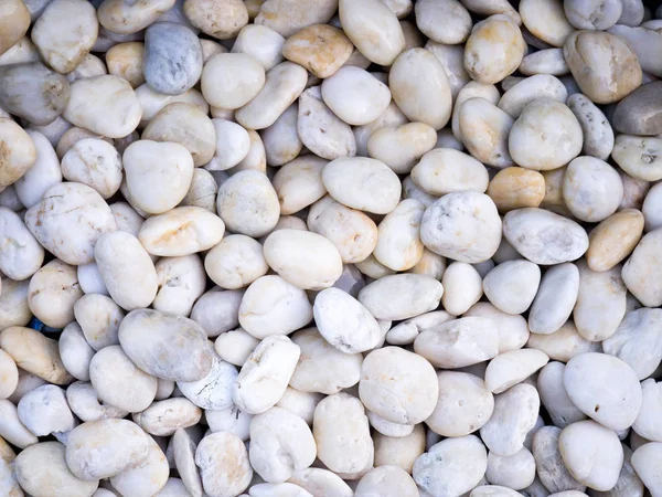 Beyaz çakıl doku ve arka plan, dekoratif taş