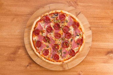 Pizza et için pizza menü