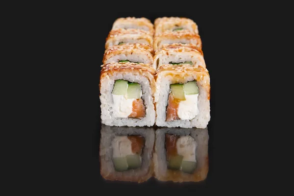 Menú para sushi bar. roll CANADÁ —  Fotos de Stock
