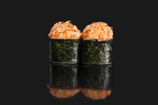 Meny för sushibar. Nybakat bröd — Stockfoto