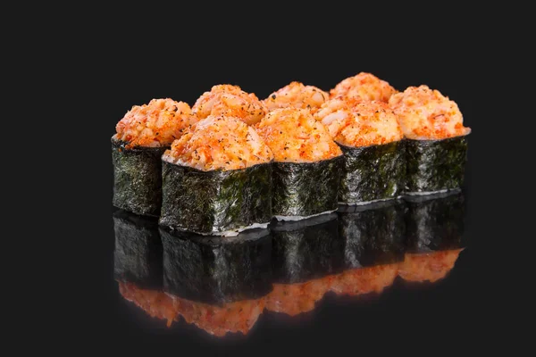 Menu untuk sushi bar. MEMBUAT ROLLS — Stok Foto