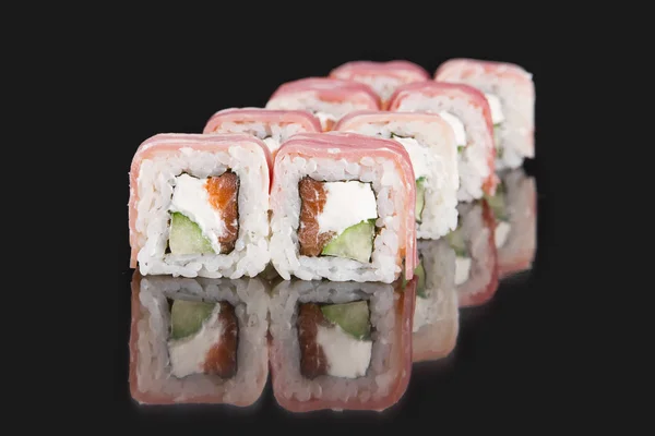 Меню для суши-бара. roll BACON MAKI — стоковое фото