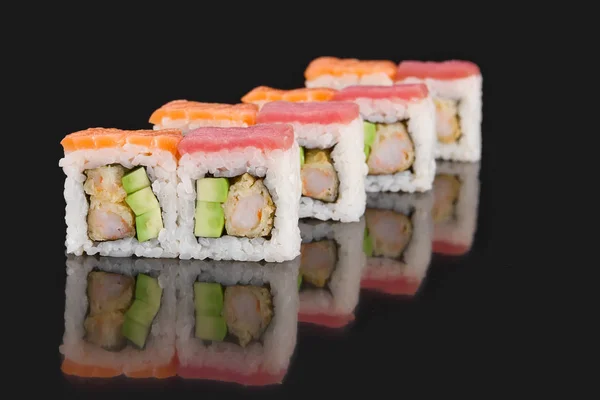 Menú para sushi bar. rollo real —  Fotos de Stock