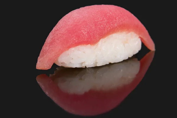 Menu de comida japonesa. tunny de sushi — Fotografia de Stock