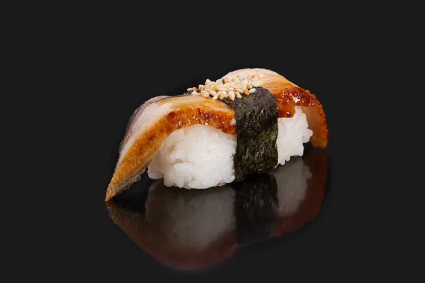 Japoński żywności menu. Sushi — Zdjęcie stockowe