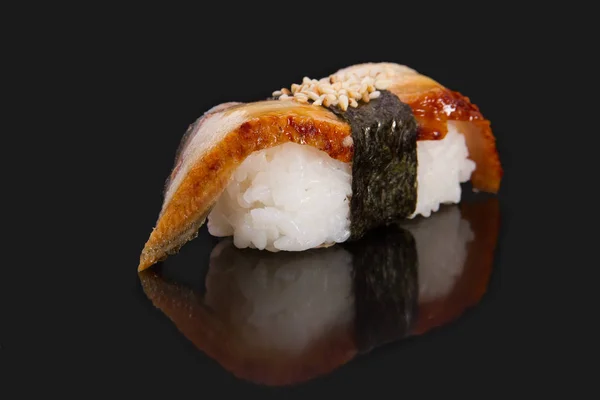 Меню японской кухни. суши — стоковое фото