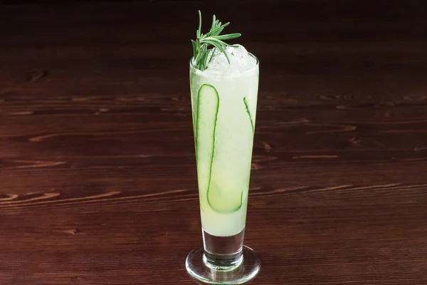 Cold Drink Cucumber Rosemary — Stock Photo, Image