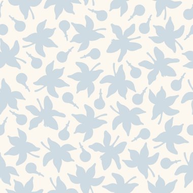 Limon çiçekleri ile Seamless modeli. Grafik illüstrasyon vektör el çekilmiş.