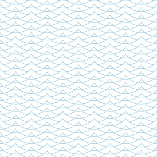 Vector de arte de línea de patrón sin costura para el fondo, tema de onda — Vector de stock